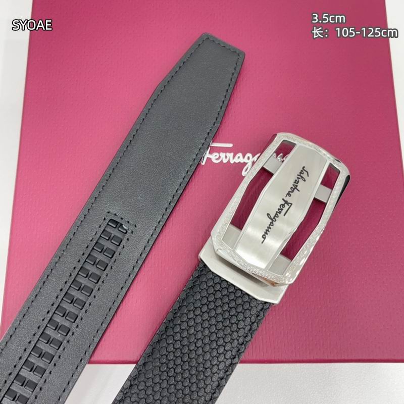 Ferragamo belt 35mm（自动扣）X105-125cm 8L228